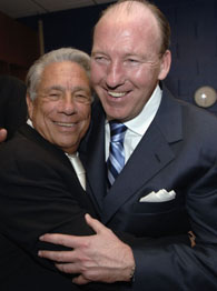 Owner Donald Sterling and Coach Mike Dunleavy